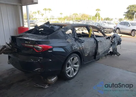 2021 Acura Tlx Technology Package z USA, uszkodzony, nr VIN 19UUB5F43MA015340